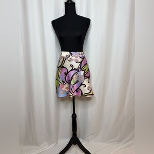 Free People Multicolor Floral Mini Skirt